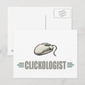 Humorer Computer Postkarte (Vorne/Hinten)