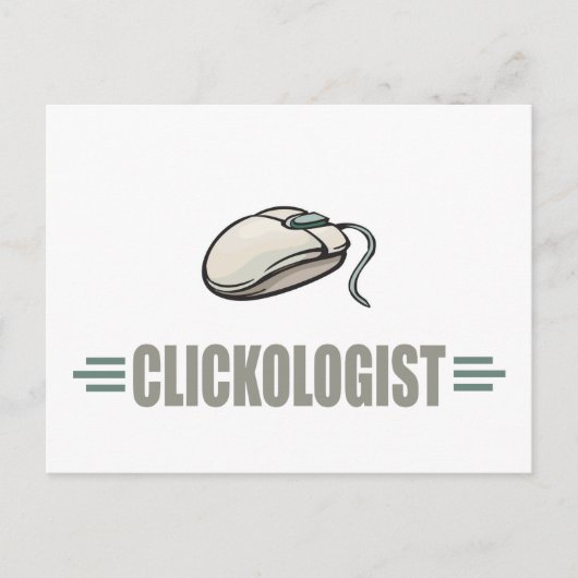 Humorer Computer Postkarte (Vorderseite)