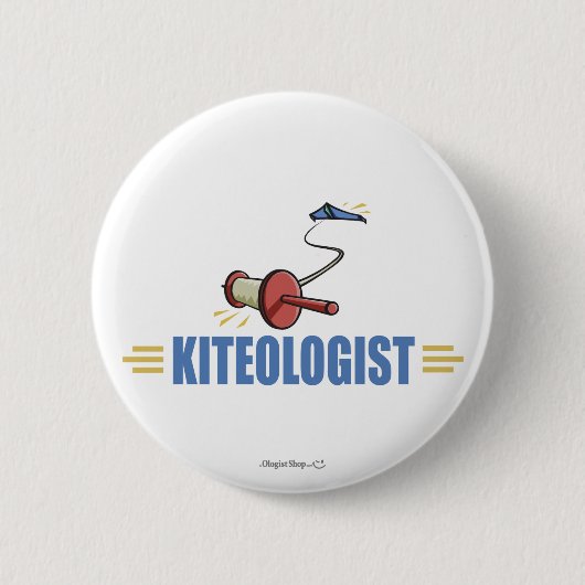 Humorer Drachenfliegen Button (Vorderseite)