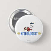 Humorer Drachenfliegen Button (Vorne & Hinten)