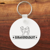 Humorer Eurasier Schlüsselanhänger (Vorderseite)