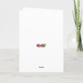 Humorer Fisch und Köder zum Jubiläum Karte (Rückseite)