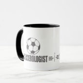 Humorer Fußball Tasse (Vorderseite Links)