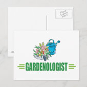 Humorer Gärtner, Gärtner Postkarte (Vorne/Hinten)