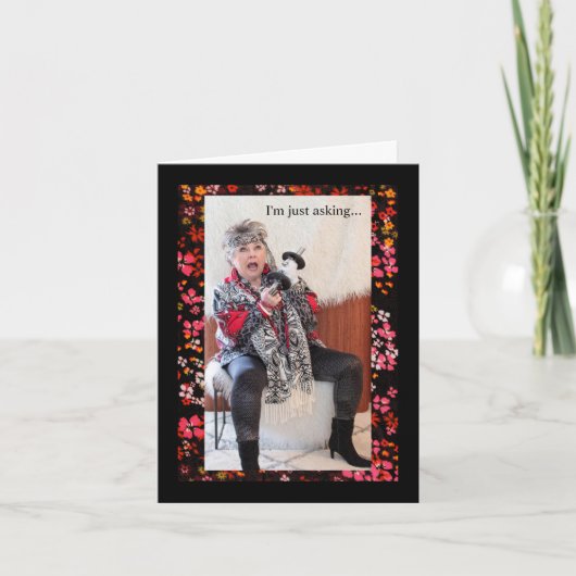 Humorer Gedanke, wenn Kekse auf den Boden fällt Karte (Vorderseite)