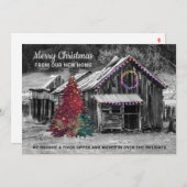 Humorer Holiday Moving Fixer Oberer neuer Zuhause Ankündigung (Vorne/Hinten)