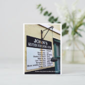 Humorer Irlands Wettervorhersage Postkarte (Stehend Vorderseite)