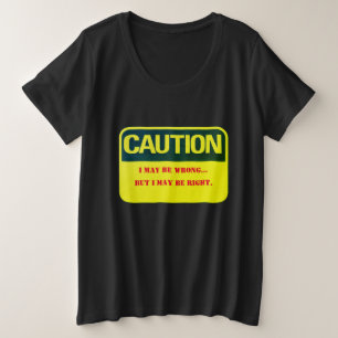 Humorer Komfort Zone Plus Size T - Shirt