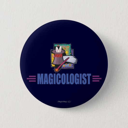 Humorer Magier Button (Vorderseite)