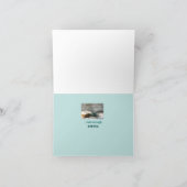 "Humorer Morgenkaffee mit Sonnenaufgang Karte (Innenseite)