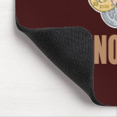 Humorer Münzsammler Mousepad (Ecke)