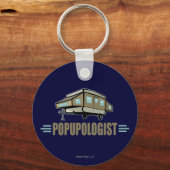Humorer Pop Up Camper Schlüsselanhänger (Vorderseite)