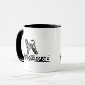 Humorer Portugiesischer Wasserhund Tasse (Vorderseite Links)