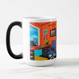 Humorer Respekt: Boss's Spaß feiern Verwandlungstasse