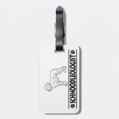 Humorer Schnoodle Gepäckanhänger (Rückseite vertikal)