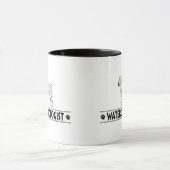 Humorer spanischer Wasserhund Tasse (Zentrum)