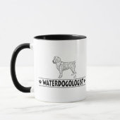 Humorer spanischer Wasserhund Tasse (Links)