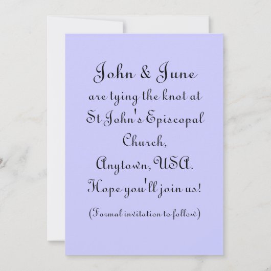 Humorer Spaß Couple Einzigartiges Nerdy Save the D Save The Date (Rückseite)