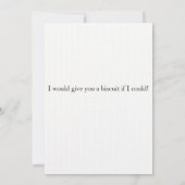 Humorer, Spaß Danke-Karte mit Polnischem Tatra Hun Dankeskarte (Rückseite)