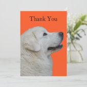 Humorer, Spaß Danke-Karte mit Polnischem Tatra Hun Dankeskarte (Stehend Vorderseite)