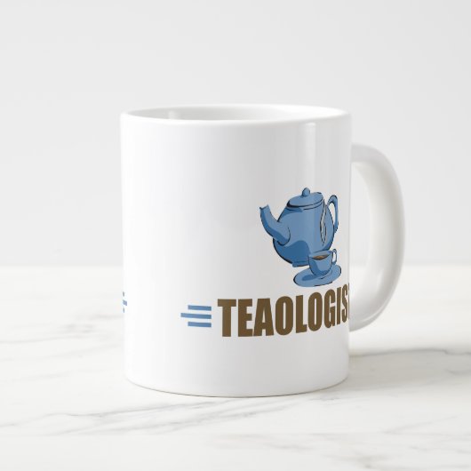 Humorer Tee Jumbo-Tasse (Vorderseite Rechts)