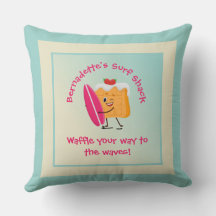 Humorer Waffelsurfer mit Surfbrenamentext