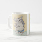 Humorer Warthos Stickerei Kaffeetasse (Vorderseite Links)