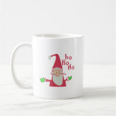 Humorer Weihnachtsmann mit festem Ho Ho Ho Kaffeetasse (Links)
