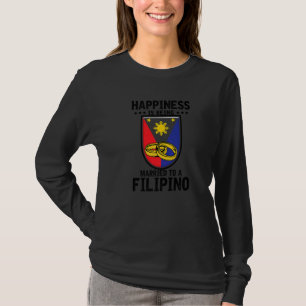 Humores Glück Verheiratet für philippinische Ehefr T-Shirt