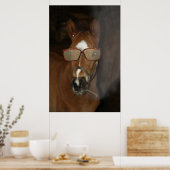 Humores Horse Foal Smoking Cigar Poster (Küche)