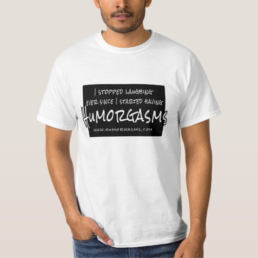 Humorgasm grundlegendes T-Shirt (Vorderseite)