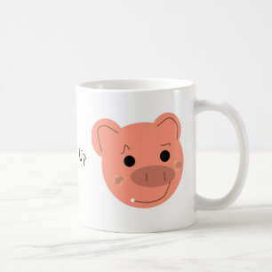 Humoriges Piggy Face Kaffeetasse