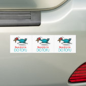 Humoriges Tofu Design Autoaufkleber (Auf Auto)