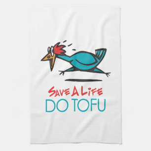 Humoriges Tofu Design Küchentuch