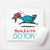 Humoriges Tofu Design Mousepad (Mit Mouse)