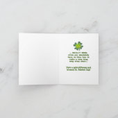 Humorisch lange irische Geschichten kurz Card Karte (Innenseite)