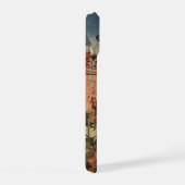 Humorische Druckausgabe eines Theaterdarstellers iPhone 15 Hülle (Rechte Seite)