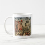 Humorische Druckausgabe eines Theaterdarstellers Kaffeetasse (Links)