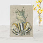 Humorische Entschuldigung Grußkarte. Karte (Gelbe Blume)