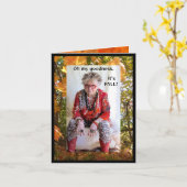 Humorische Frage zum Fall Karte (Gelbe Blume)