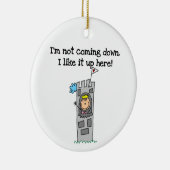 Humorische Prinzessin in Tower Keramikornament (Rechts)