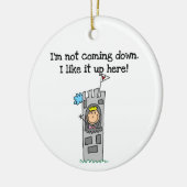 Humorische Prinzessin in Tower Keramikornament (Links)