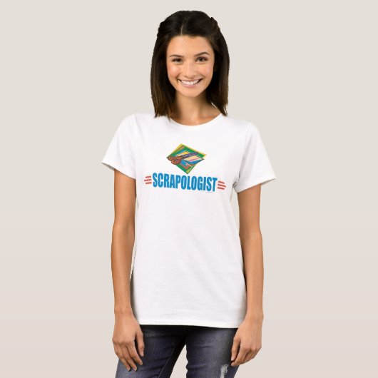 Humorische Scrapbooking T-Shirt (Vorne ganz)
