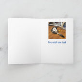 Humorische Wünsche für die Werbeaktion von Arbeits Karte (Innenseite)