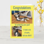 Humorische Wünsche für die Werbeaktion von Arbeits Karte (Gelbe Blume)