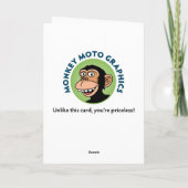 Humorischer 41. Geburtstag Karte (Rückseite)