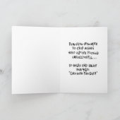 Humorischer 46. Geburtstag Karte (Innenseite)