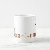 Humorischer Banjo-Spieler Kaffeetasse (Mittel)