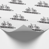 Humorisches Bike Geschenkpapier (Ecke)