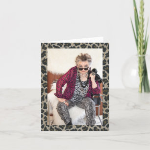 Humorisches Engagement insgesamt für Rasiertheit Karte